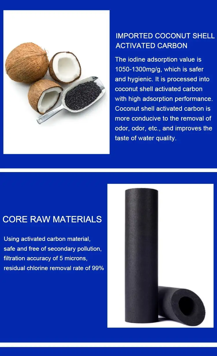 Factory Price Compressed Actived Carbon Filter 8