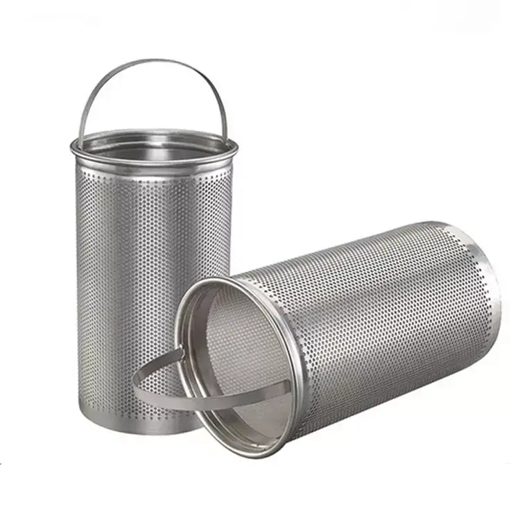 Elemento del tamiz de la cesta del cartucho del acero inoxidable sinterizado SS316 1