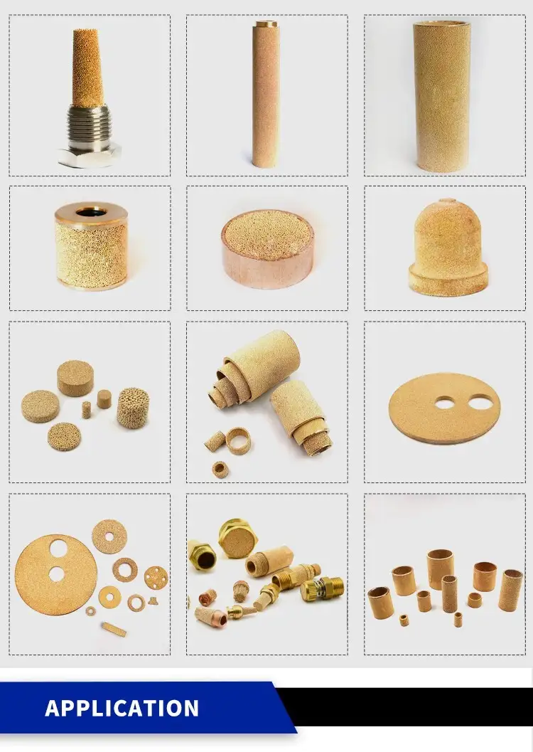 Factory Price Sintered Copper Powder Filter 8 Factory Price Sintered Copper Powder Filter 12