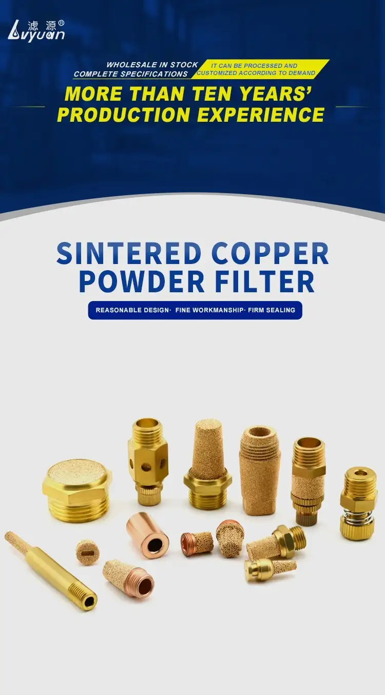 Factory Price Sintered Copper Powder Filter 2 Factory Price Sintered Copper Powder Filter 6