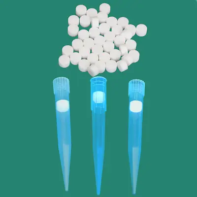 Filtro de polietileno poroso sinterizado OEM de fábrica para puntas de pipeta filtradas 1