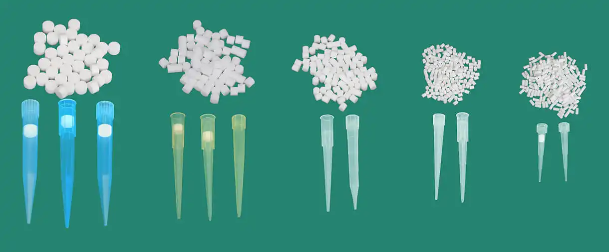 Factory OEM sintered Porous polyethylene pe filter for filtered pipette tips 7