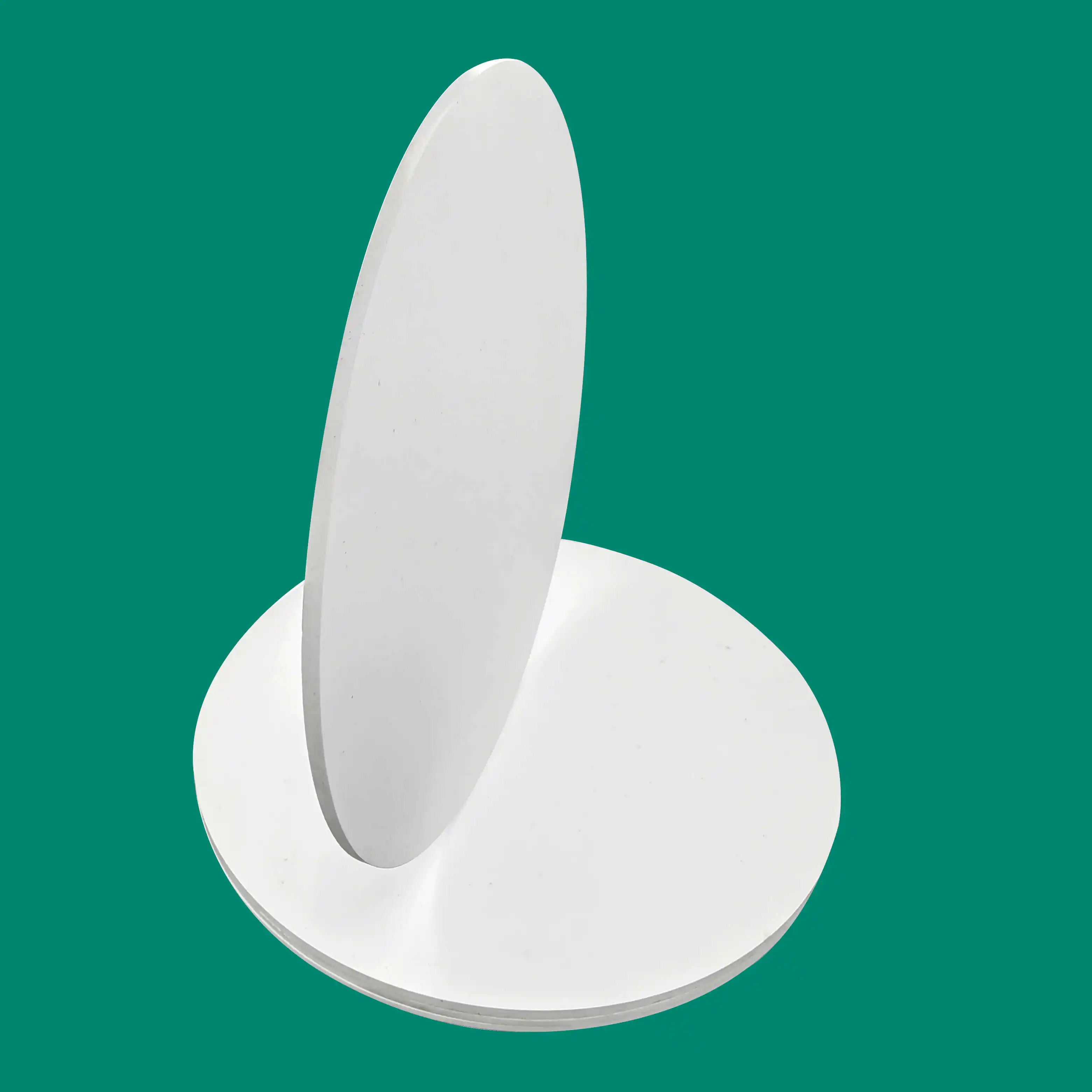 Round White Polyethylene Porous Plastic PE Fllter Plate 1