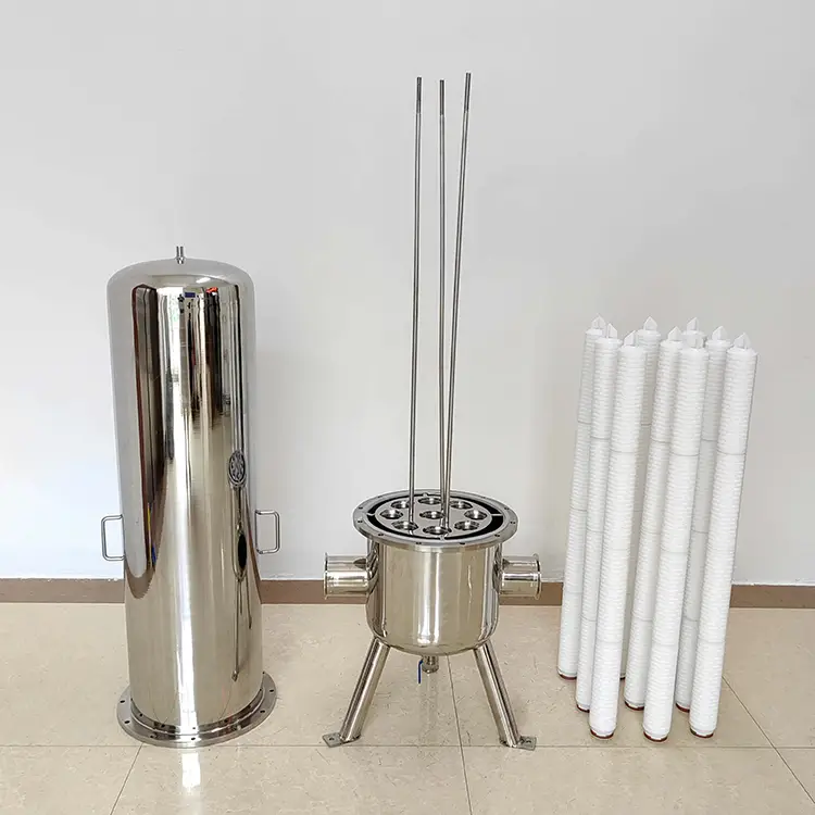 Stainless Steel 9 Cartridges Filter Housing use 40Cartridges 1