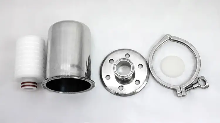 Lvyuan manufactures Hoop Type Stainless Steel Filter Housing 1