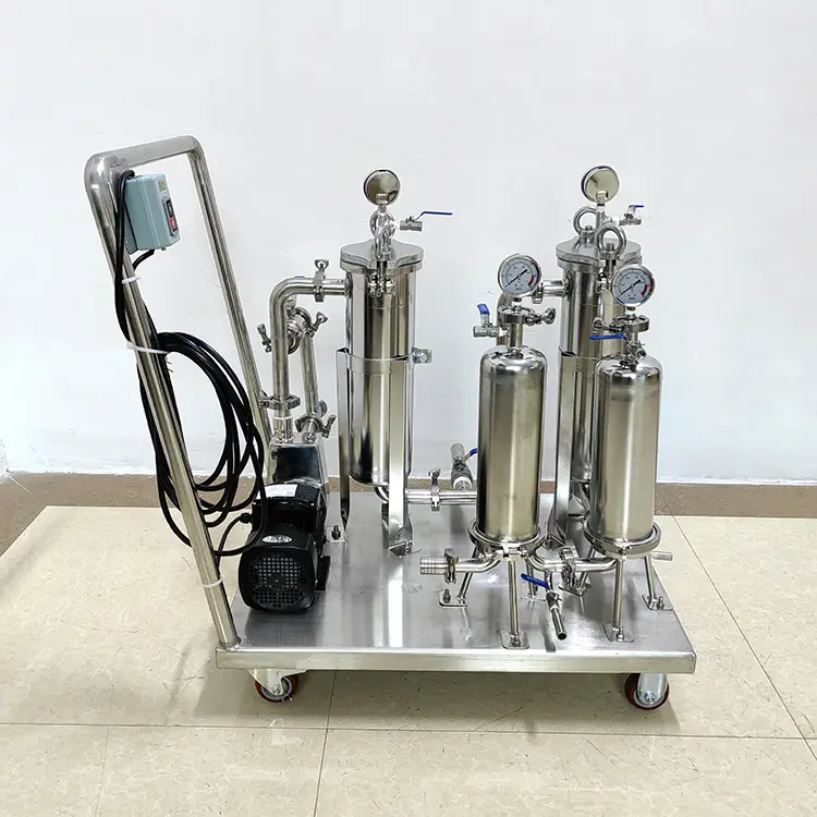 SS 304 4 stage Stainless steel filter system 1