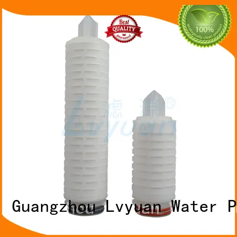 Lvyuan ptfe pleated polyester filter cartridge stainless sale 1