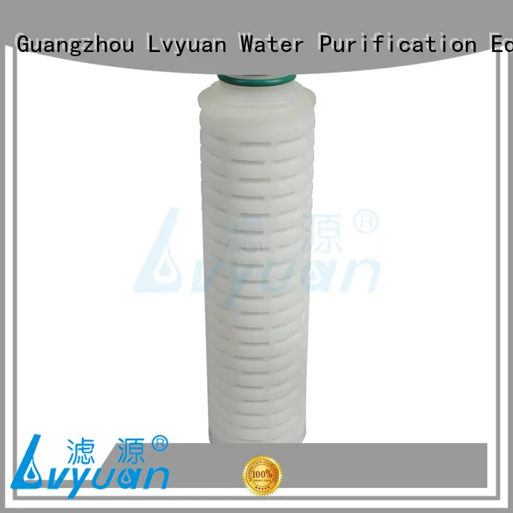 cartridge pleated polypropylene filter cartridge pleated for Lvyuan 1