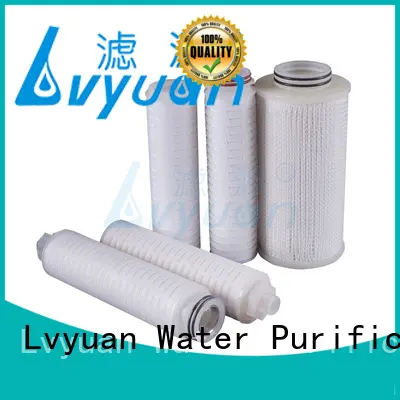 Lvyuan filter pleated water filters steel for 1