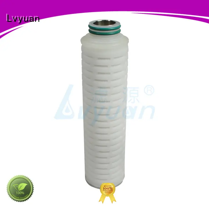 Lvyuan replacement pleated water filters steel for 1