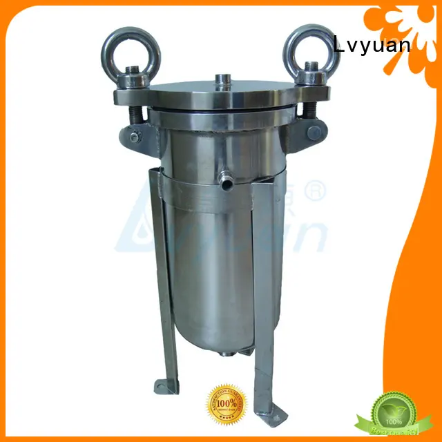 professional water filter housing with fin end cap for industry Lvyuan 1