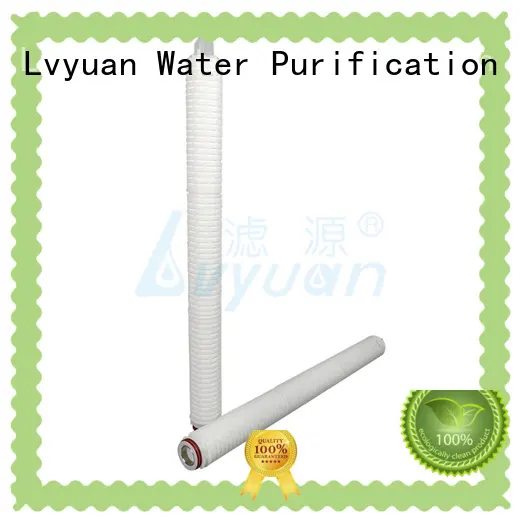 Lvyuan high quality high efficiency pleated filters manufacturer for organic solvents 1