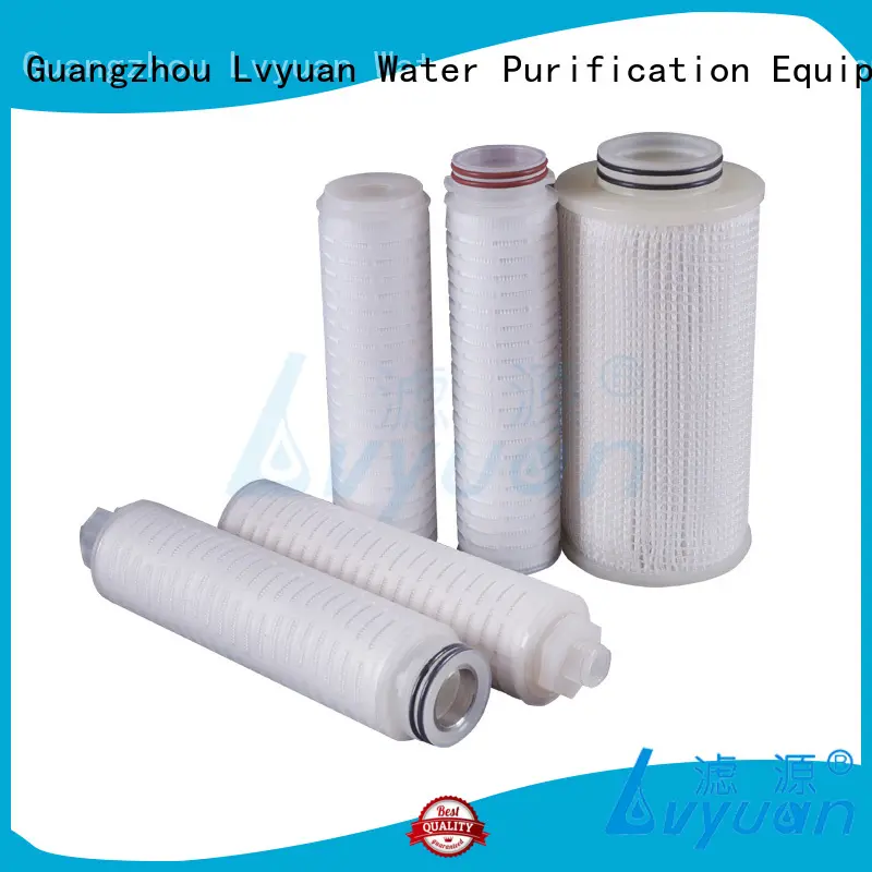 Lvyuan pvdf pleated filter cartridge hot sale for food and beverage 1