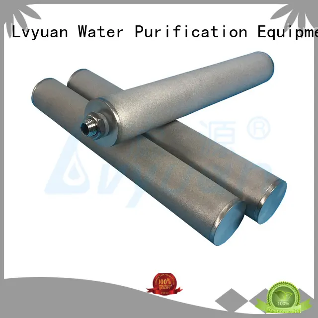 Lvyuan high quality sintered stainless steel filter elements manufacturer for food and beverage 1