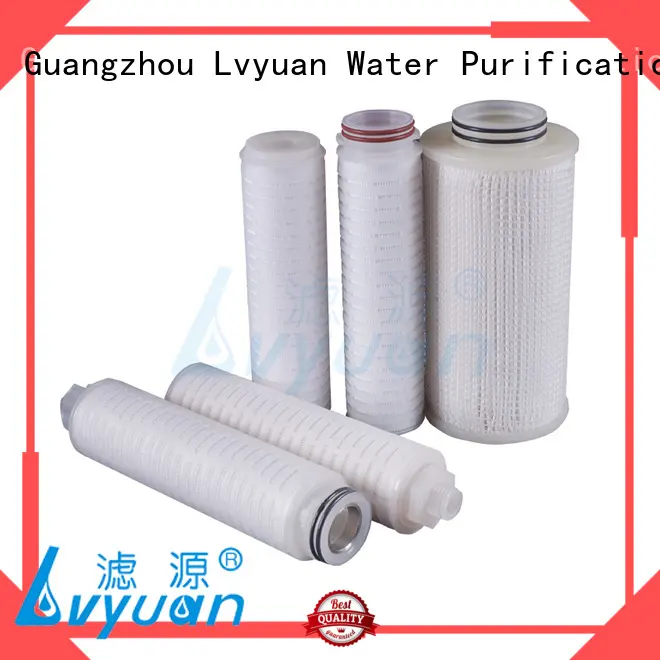 Lvyuan pvdf pleated water filter cartridge latest for diagnostics 1