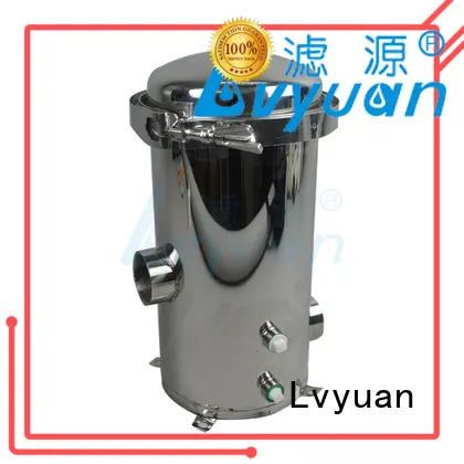 Lvyuan porous stainless steel filter housing high quality for sea water treatment 1