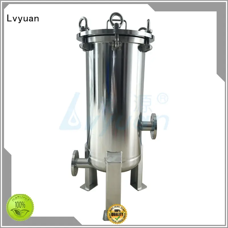 professional ss filter housing with fin end cap for sea water treatment 1
