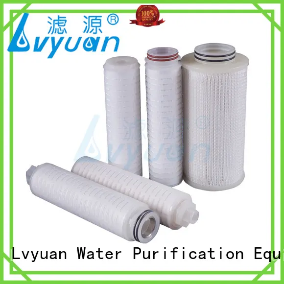 hot sale high efficiency pleated filters high quality for liquids sterile filtration Lvyuan 1