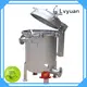 titanium filter housings with fin end cap for oil fuel 1