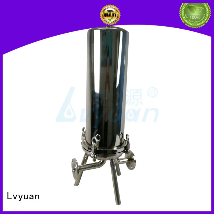 Stainless steel 20 inch water filter housing with 226+fin end cap filter cartridge 1