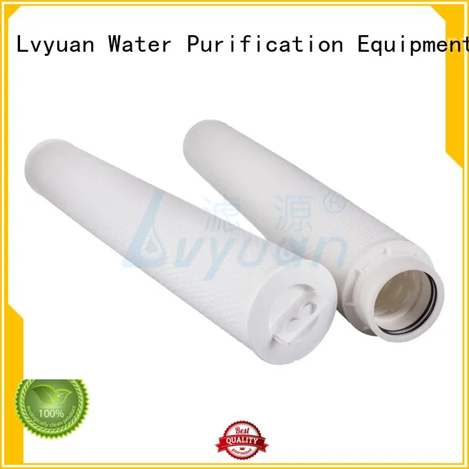 40 inch High flow pleated cartridge filter for industrial liquid filtration 1