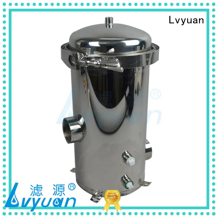10 inch ss304 stainless steel cartridge filter housing with 5 core filter element1 1