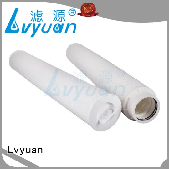 40 inch High flow pleated cartridge filter for industrial liquid filtration1 1