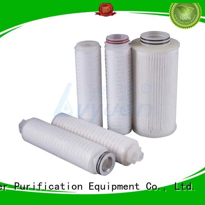 0.45 micron PVDF fliter membrane pleated filter cartridge 10 inch 1