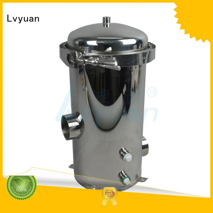 10 inch ss304 stainless steel cartridge filter housing with 5 core filter element2 1