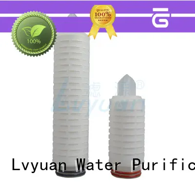 Lvyuan pes pp pleated filter cartridge with stainless steel for diagnostics 1