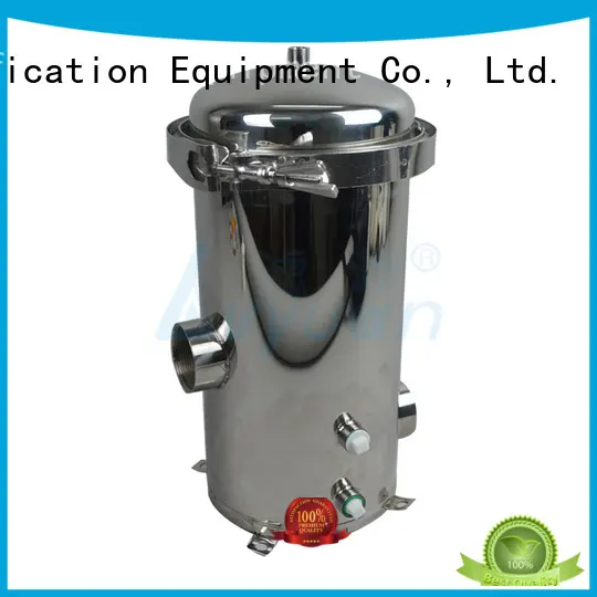 stainless steel bag filter housing with fin end cap for food and beverage Lvyuan 1
