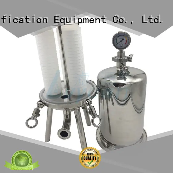 Lvyuan stainless steel filter housing with fin end cap for food and beverage 1