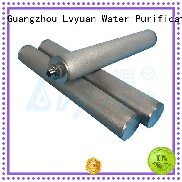 sintered stainless steel filter rod for sea water desalination Lvyuan 1