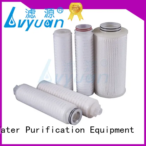 Lvyuan water pleated filter supplier for organic solvents 1