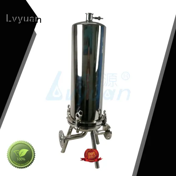 Lvyuan stainless steel bag filter housing manufacturer for food and beverage 1