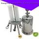 Lvyuan ss bag filter housing with fin end cap for food and beverage1 1