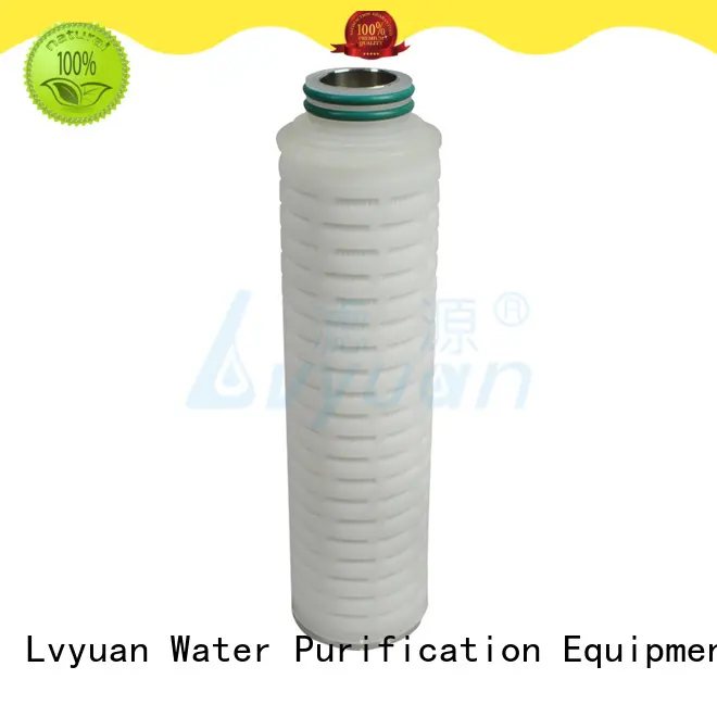 Lvyuan ptfe pleated filter cartridge suppliers replacement for industry 1
