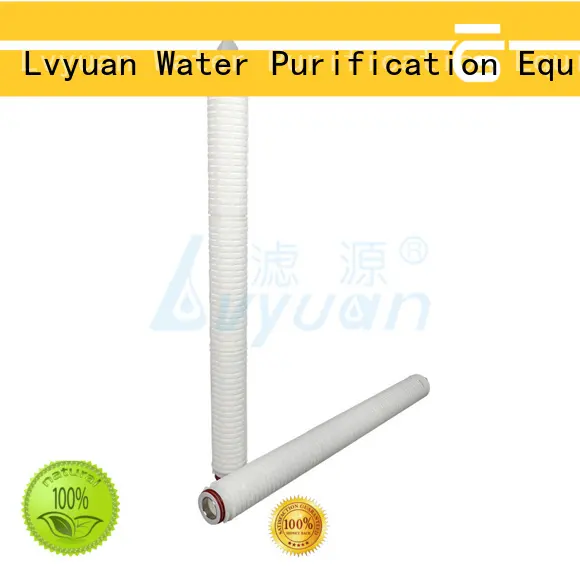 pvdf pleated filter manufacturers with stainless steel for food and beverage 1