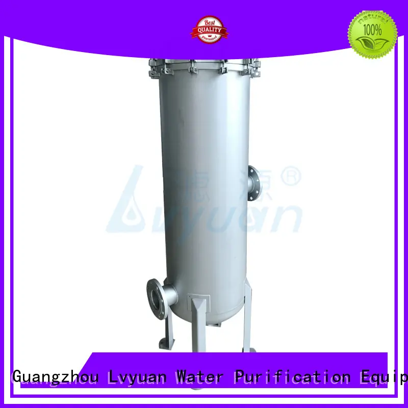 Lvyuan stainless steel water filter housing with fin end cap for industry 1