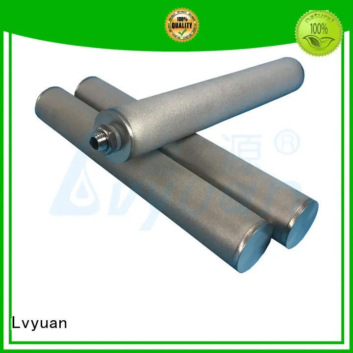 Lvyuan activated carbon sintered filter suppliers manufacturer for industry 1
