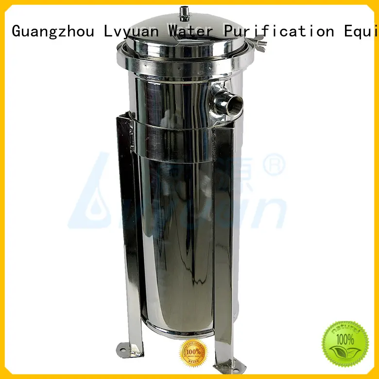 Lvyuan high end stainless steel bag filter housing with core for oil fuel 1