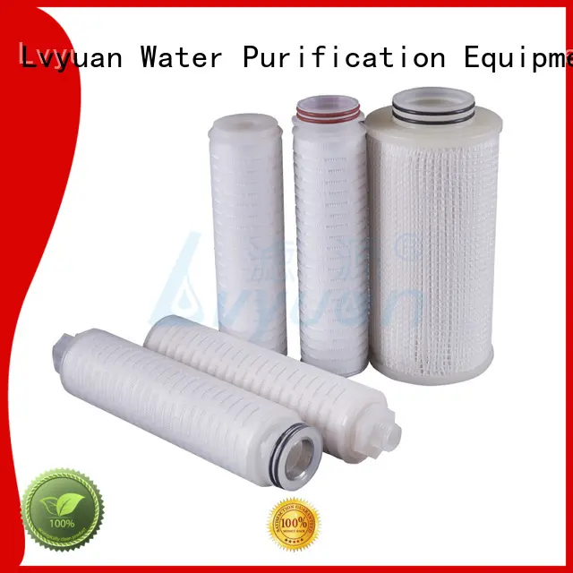 ptfe pleated filter element replacement for liquids sterile filtration 1