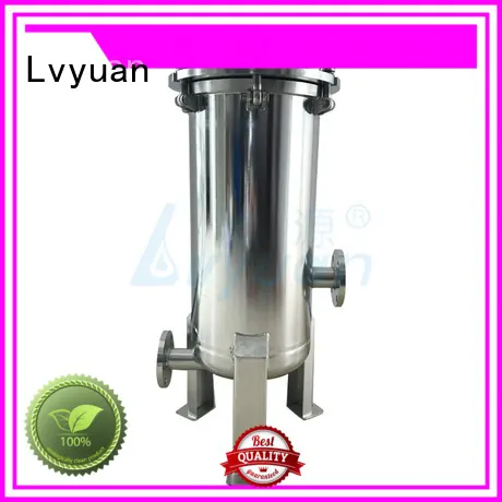 Lvyuan best stainless steel bag filter housing with fin end cap for industry 1