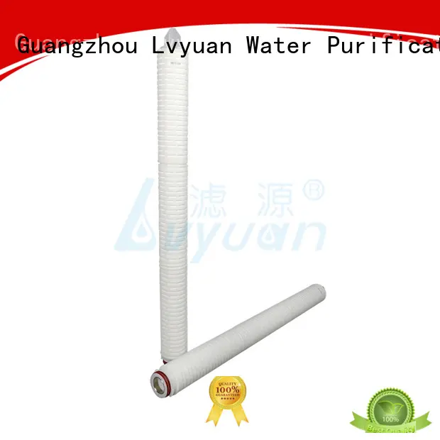 Lvyuan pleated water filters with stainless steel for sea water desalination 1