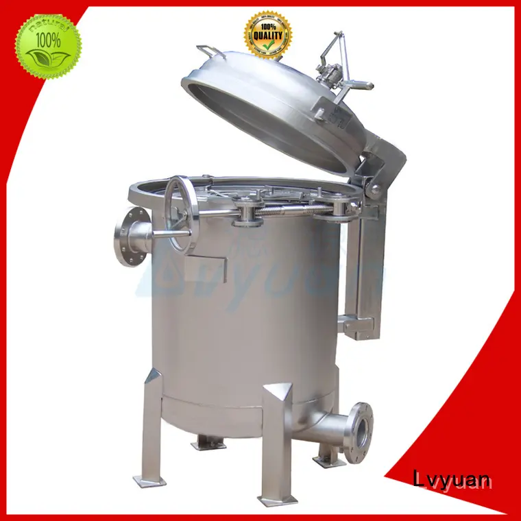 Lvyuan stainless filter housing with fin end cap for food and beverage 1