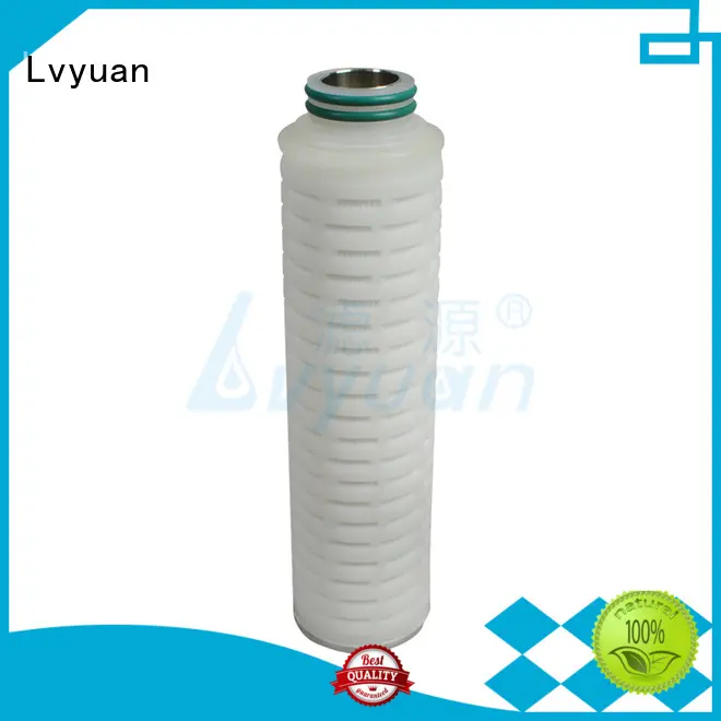 Lvyuan pleated water filter cartridge manufacturer for sea water desalination 1
