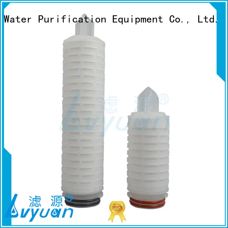 Lvyuan pleated filter cartridge with stainless steel for diagnostics 1