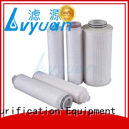 ptfe pleated water filters with stainless steel for food and beverage 1
