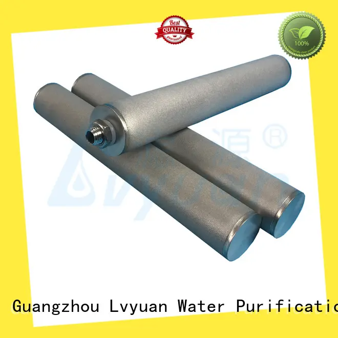 Lvyuan sintered filter cartridge manufacturer for food and beverage1 1