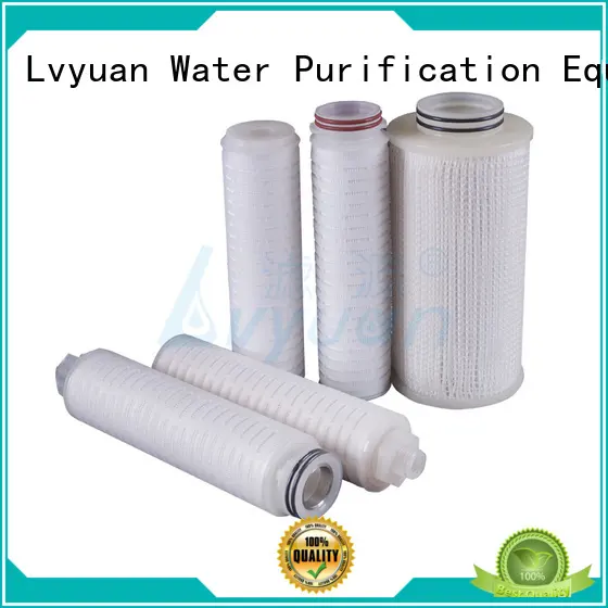 Lvyuan pleated filter element with stainless steel for food and beverage 1